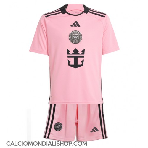 Maglie da calcio Inter Miami Prima Maglia Bambino 2024-25 Manica Corta (+ Pantaloni corti)